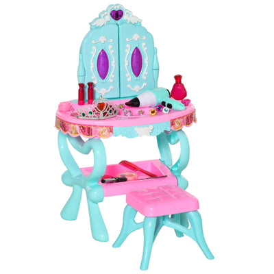 Children's Princess Dressing Table And Stool