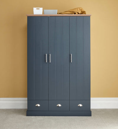 Kendal 4 Piece Bedroom Set - Slate Blue