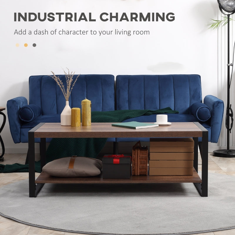 Industrial Coffee Table , Brown