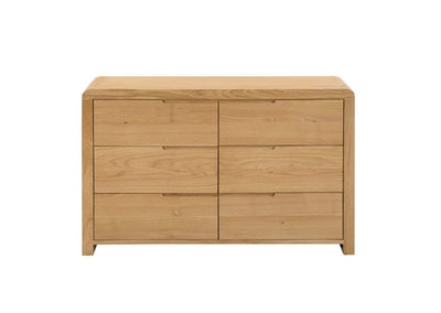 Curve 6 Drawer Wide Chest