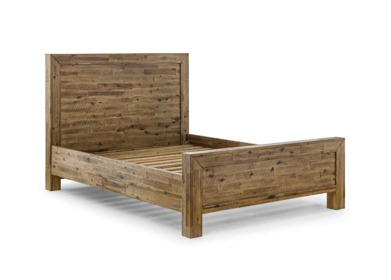 Hoxton Wooden Bed - Rustic Oak