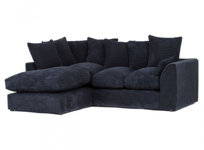 Porto Jumbo Cord Corner Sofa - Grey