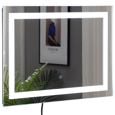 70x50cm LED Bathroom Mirror Wall Mounted