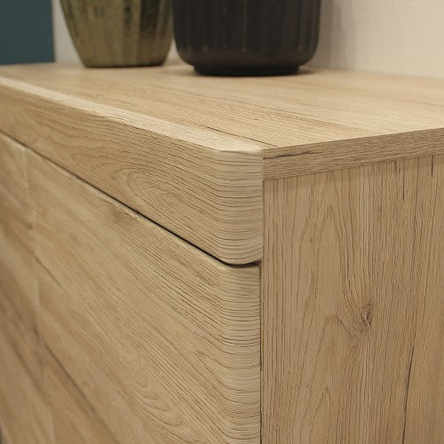 Kensington Oak Wide 4 Door 4 Drawer Sideboard