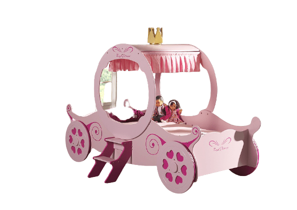 Pink Princess Carriage Bed