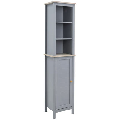 Freestanding Bathroom Storage Cabinet Space Saver W/ Adjustable Shelf Cupboard