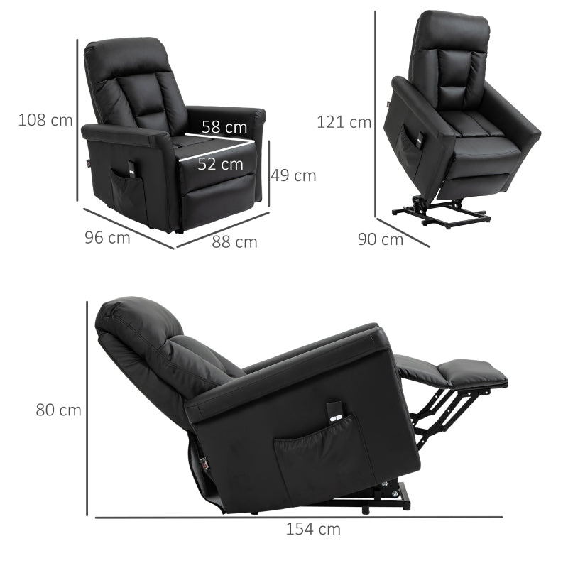 Power Lift Chair, Black