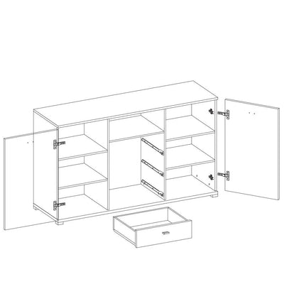 Nelly Sideboard Cabinet 135cm