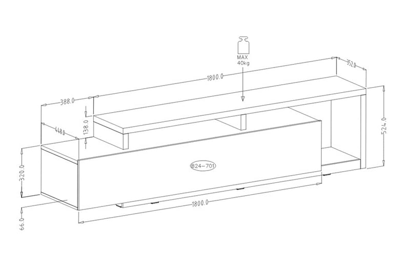 Bota 40 TV Cabinet