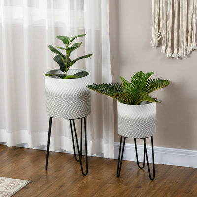 Metal Plant Stand Set Of 2 With Legs