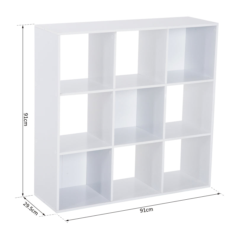 Wooden 9 Cube Storage Cabinet Unit 3 Tier