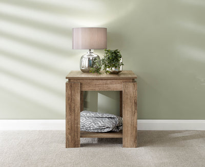 Canyon Oak Lamp Table