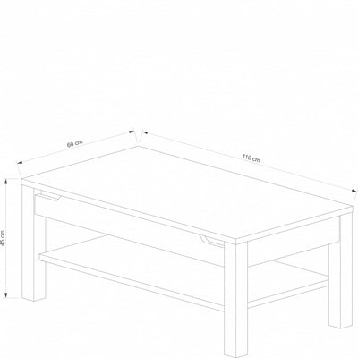 Volpiano 96 Coffee Table