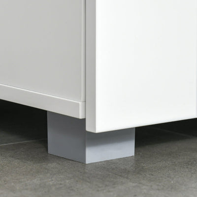 Modern Bathroom Floor Cabinet, White