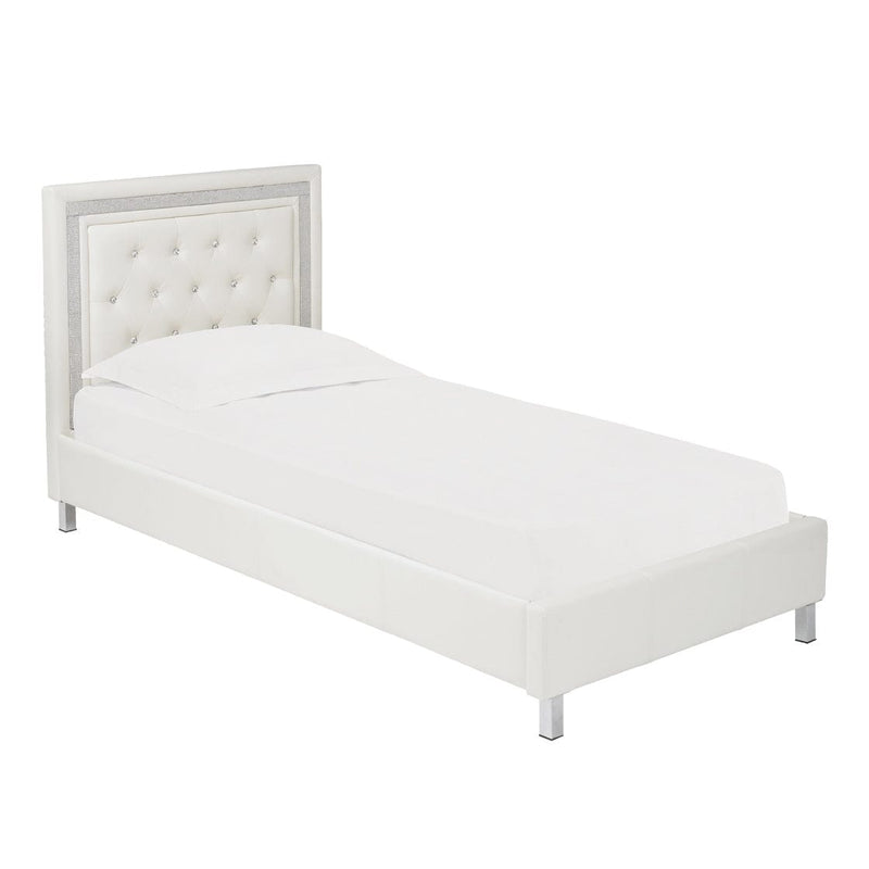 Crystalle White Bed Frame