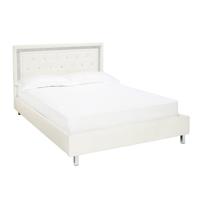 Crystalle White Bed Frame