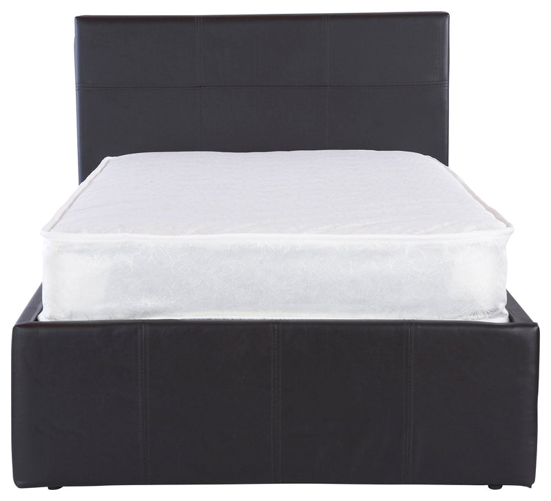 Side Lift Ottoman Bed Black