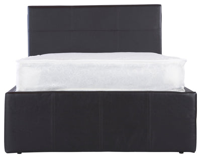 Side Lift Ottoman Bed Black