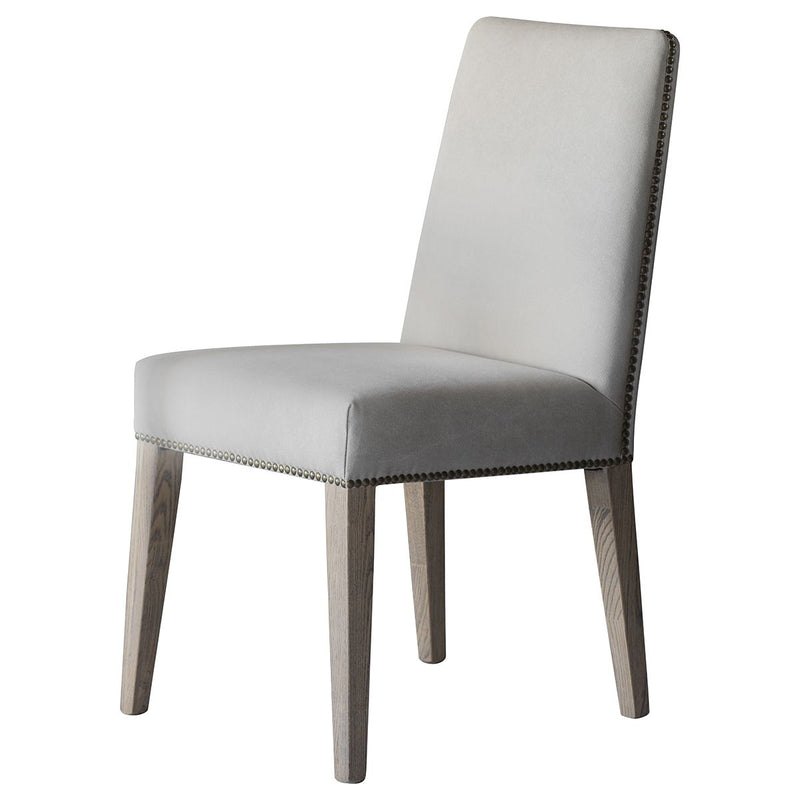 Paque Cement Linen Dining Chair