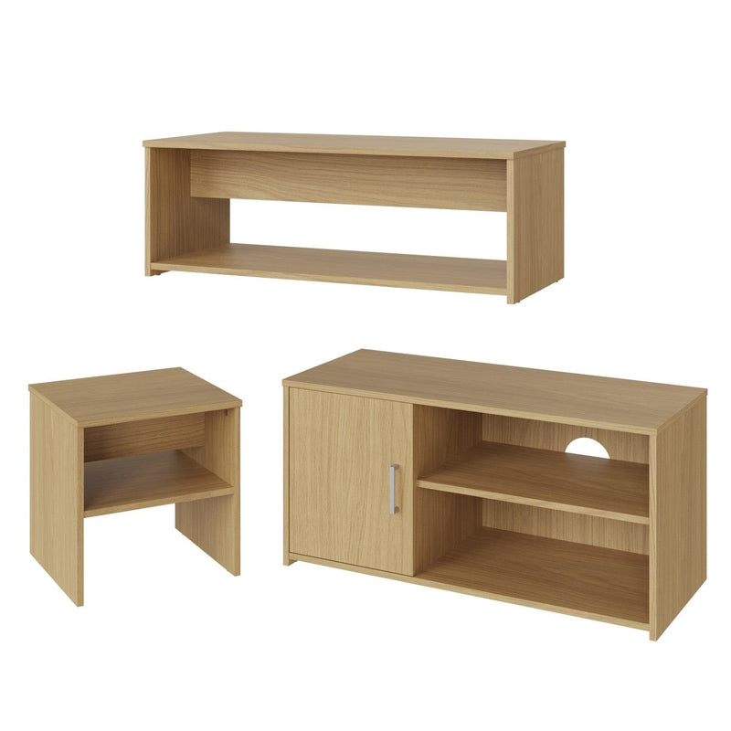 Newlyn Living Room Set Lissa Oak - GFW