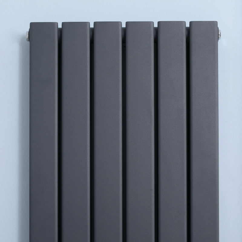 456 X 1800 Mm Double Panel Vertical Designer Radiator, Grey