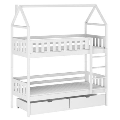 Wooden Bunk Bed Gaja With Storage