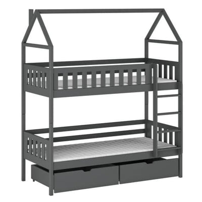 Wooden Bunk Bed Gaja With Storage