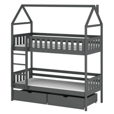 Wooden Bunk Bed Gaja With Storage