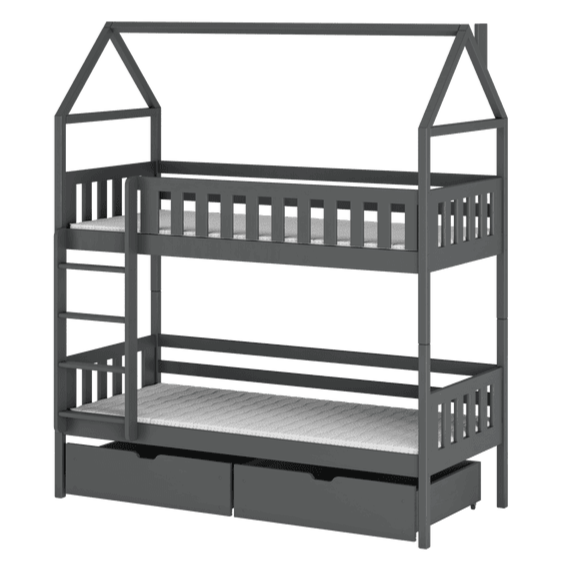 Wooden Bunk Bed Gaja With Storage