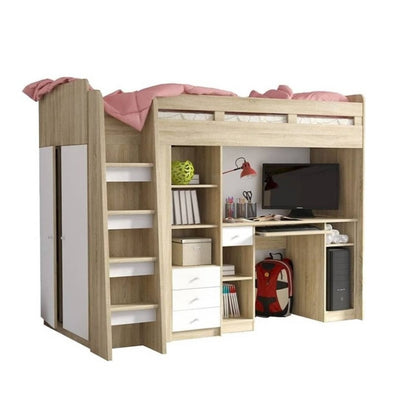 Cabin Bed Unit With Wardrobe