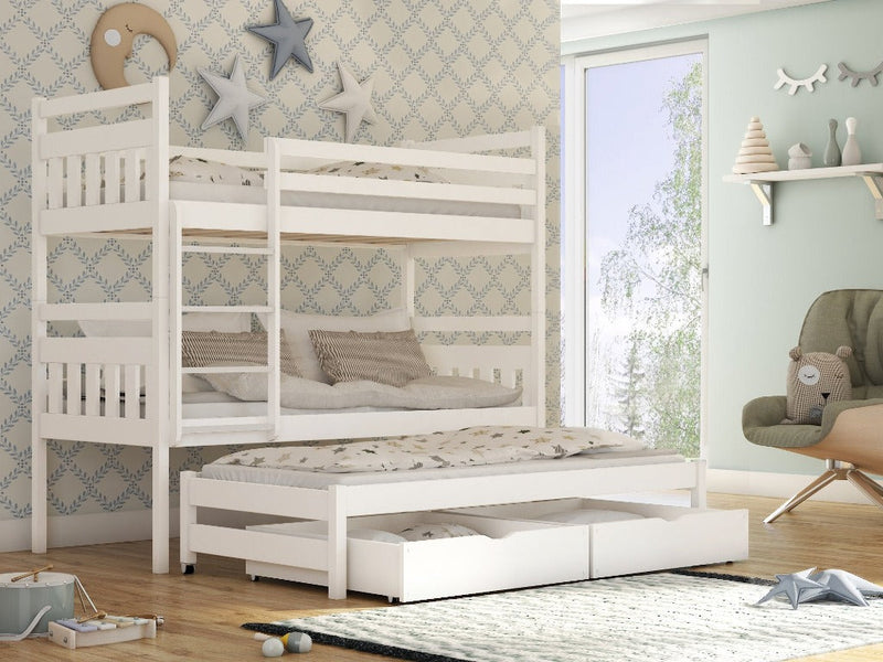 Seweryn Bunk Bed with Trundle and Storage