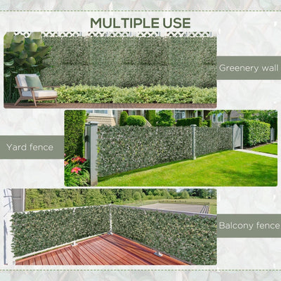 4 Pieces Expanding Trellis Fence