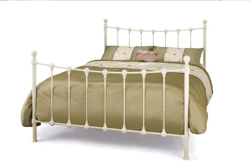 Marseille  Metal Bed - Ivory