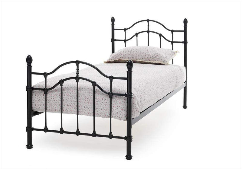 Paris  Metal Bed - Black