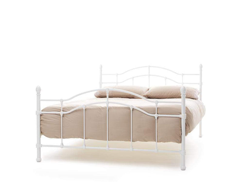 Paris  Metal Bed - White