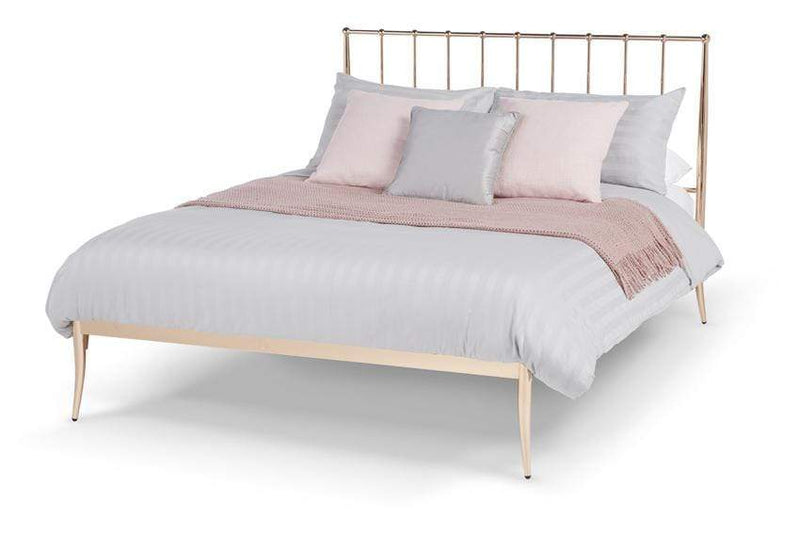 Saturn  Metal Precious Metal Bed - Rose Gold