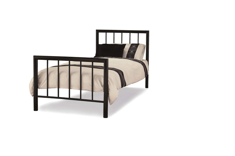 Modena  Metal Bed - Black