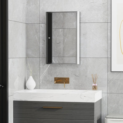 Stainless Steel Wall Mounted Bathroom Mirror Cabinet