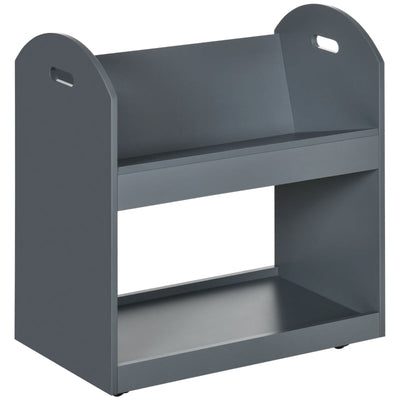 2-Tier Storage Shelves, Grey