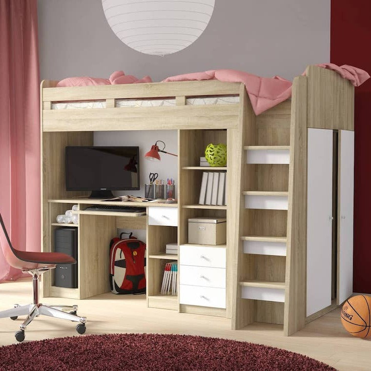 Cabin Bed Unit With Wardrobe