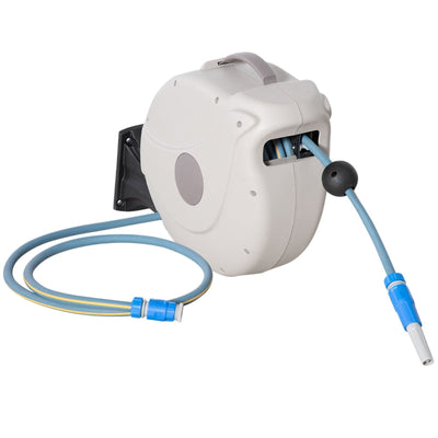 Retractable Hose Reel , 180° Swivel Wall Mounted Bracket