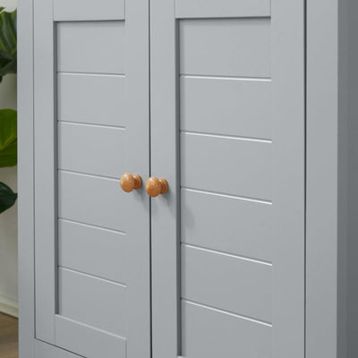 Bathroom Floor Cabinet, Living Grey