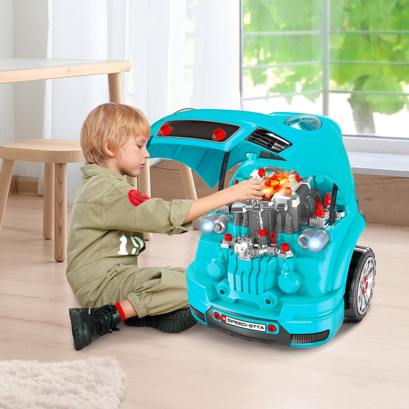 Kids Truck Engine Toy Set, Take Apart Workshop, for ages 3-5