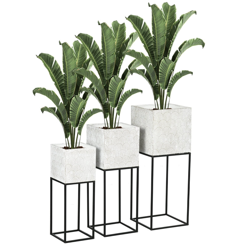 Metal Plant Stand Set Of 3 With Legs