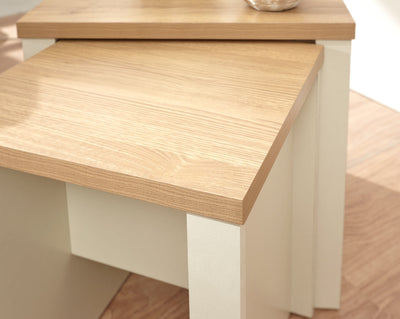 Lancaster Nesting Tables Cream