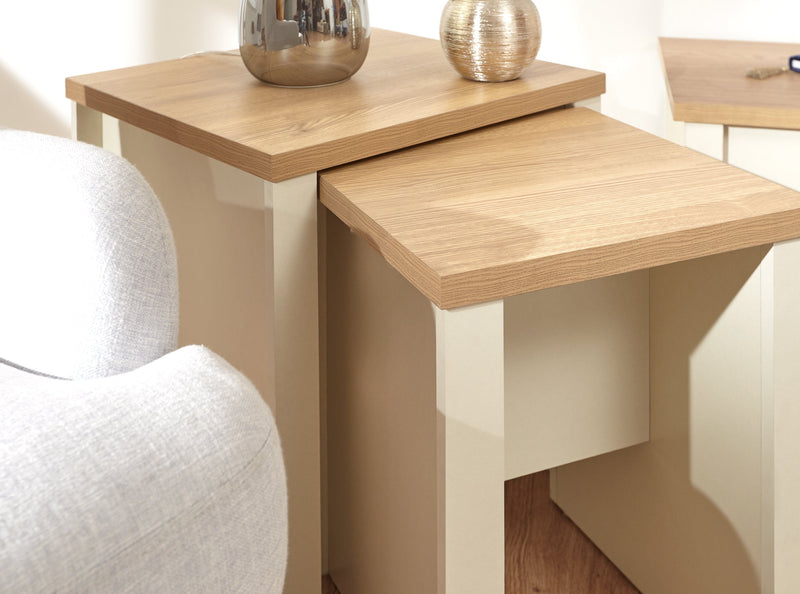 Lancaster Nesting Tables Cream