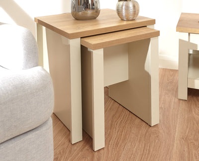 Lancaster Nesting Tables Cream