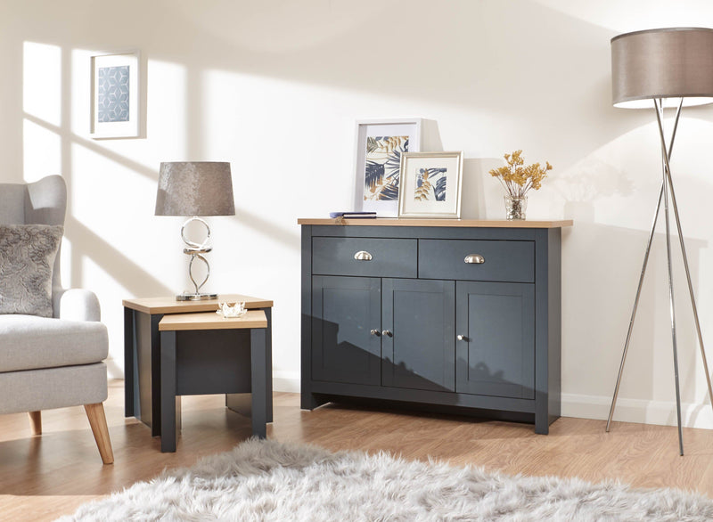 Lancaster Nesting Tables Slate Blue