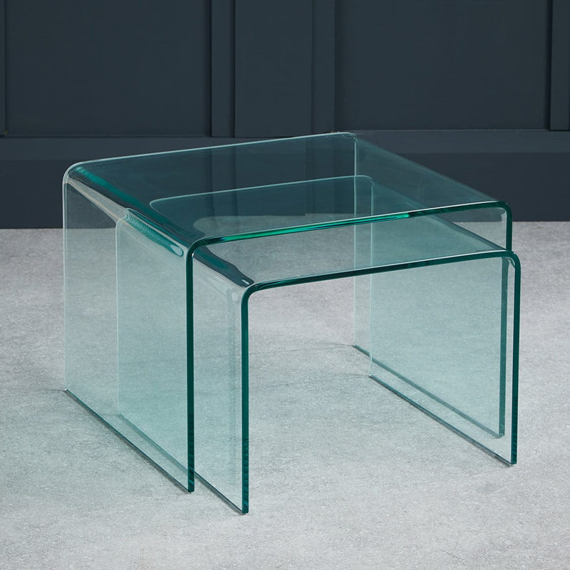 Azurro Nest Of 2 Tables Glass