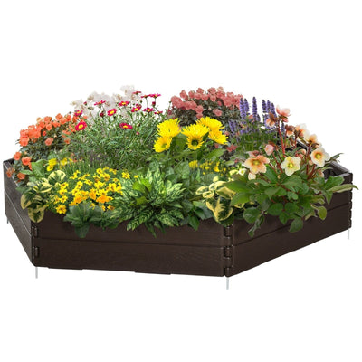 Raise Garden Bed Kit- Brown